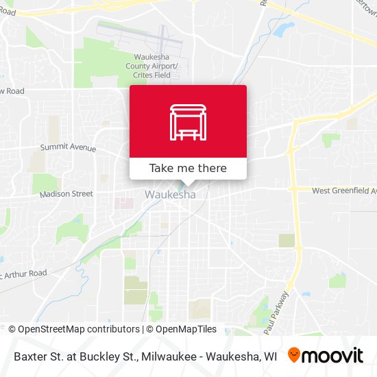 Mapa de Baxter St. at Buckley St.