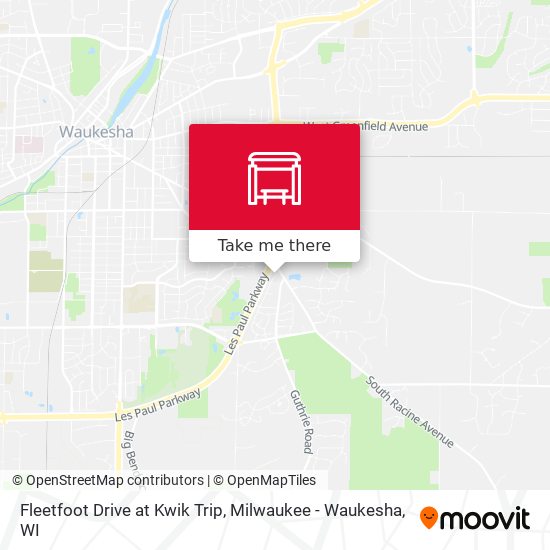 Fleetfoot Drive at Kwik Trip map
