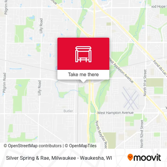 Mapa de Silver Spring & Rae