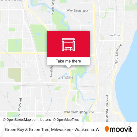Green Bay & Green Tree map