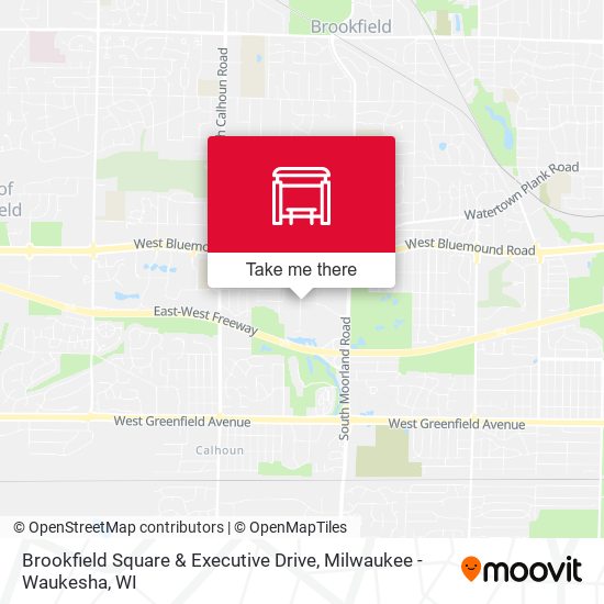 Brookfield Square & Executive Drive map