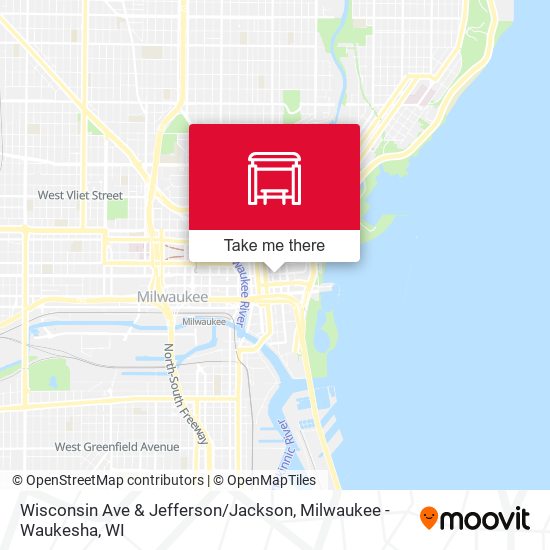 Wisconsin Ave & Jefferson / Jackson map