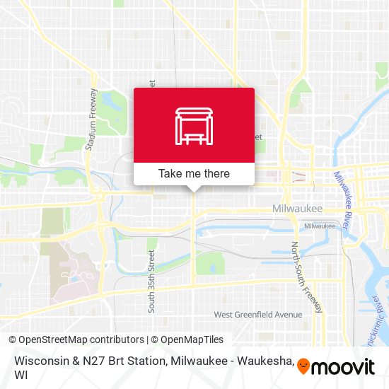 Mapa de Wisconsin & N27 Brt Station
