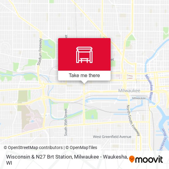 Wisconsin & N27 Brt Station map