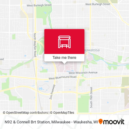Mapa de N92 & Connell Brt Station