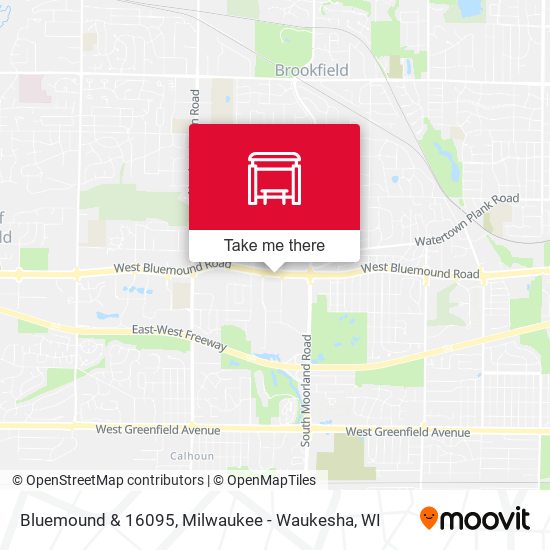 Bluemound & 16095 map