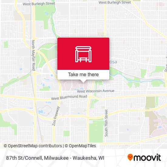 87th St/Connell map