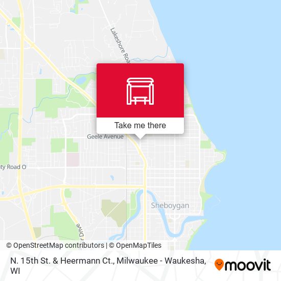 N. 15th St. & Heermann Ct. map
