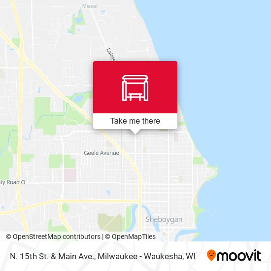 Mapa de N. 15th St. & Main Ave.