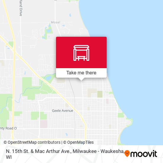 Mapa de N. 15th St. & Mac Arthur Ave.