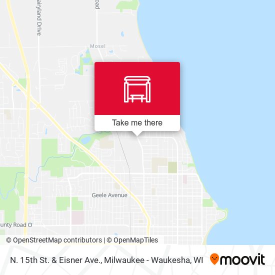 N. 15th St. & Eisner Ave. map