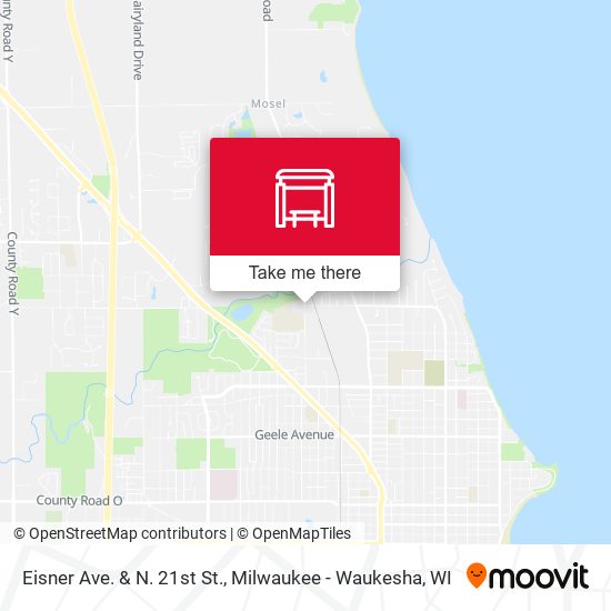 Eisner Ave. & N. 21st St. map