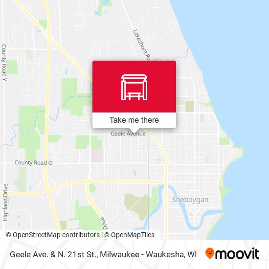 Geele Ave. & N. 21st St. map