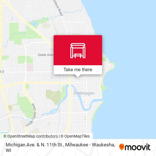 Mapa de Michigan Ave. & N. 11th St.