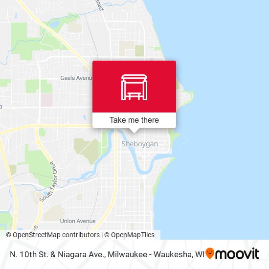 Mapa de N. 10th St. & Niagara Ave.