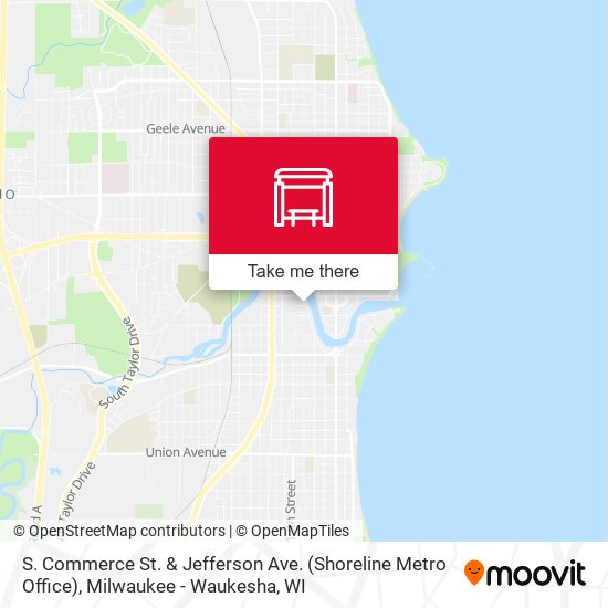 Mapa de S. Commerce St. & Jefferson Ave. (Shoreline Metro Office)