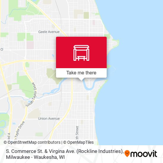 Mapa de S. Commerce St. & Virgina Ave. (Rockline Industries)