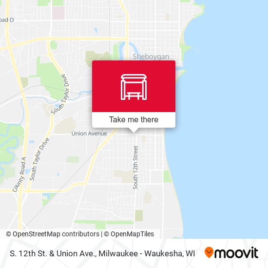 S. 12th St. & Union Ave. map