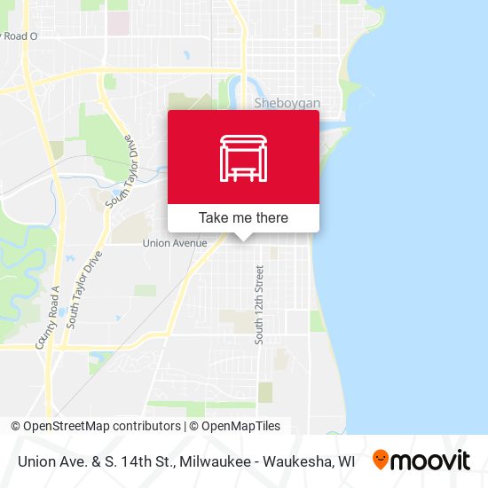 Mapa de Union Ave. & S. 14th St.