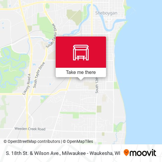 S. 18th St. & Wilson Ave. map