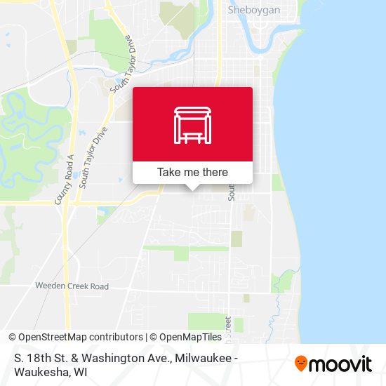 Mapa de S. 18th St. & Washington Ave.