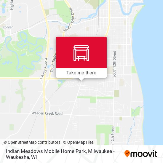 Indian Meadows Mobile Home Park map