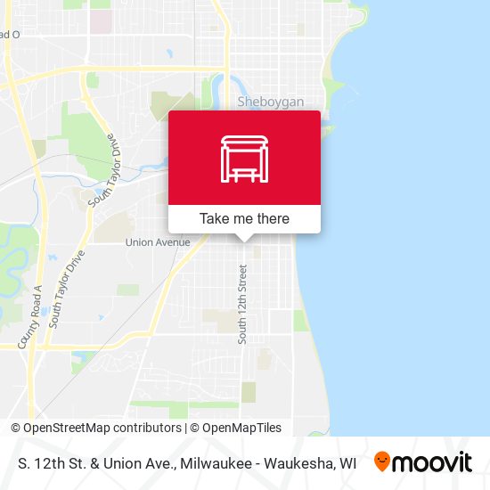 S. 12th St. & Union Ave. map