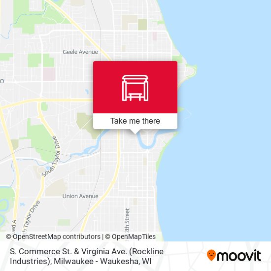 Mapa de S. Commerce St. & Virginia Ave. (Rockline Industries)