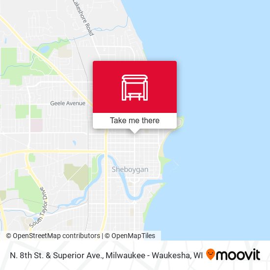 Mapa de N. 8th St. & Superior Ave.