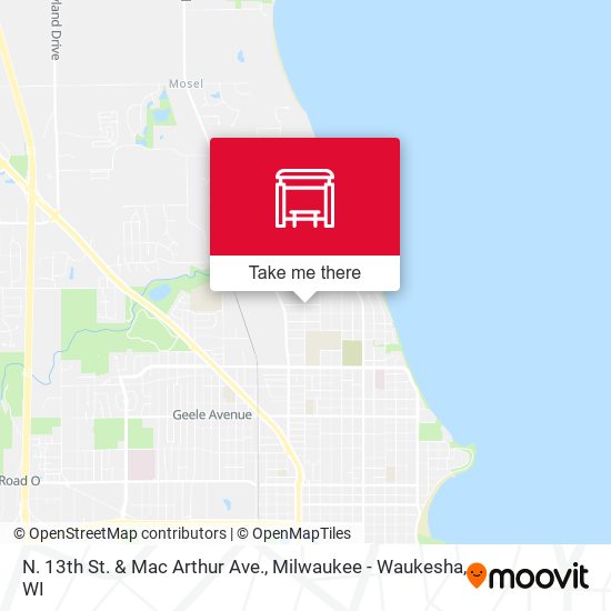 Mapa de N. 13th St. & Mac Arthur Ave.