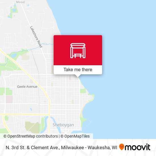 N. 3rd St. & Clement Ave. map