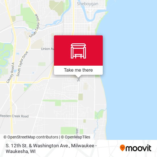 S. 12th St. & Washington Ave. map