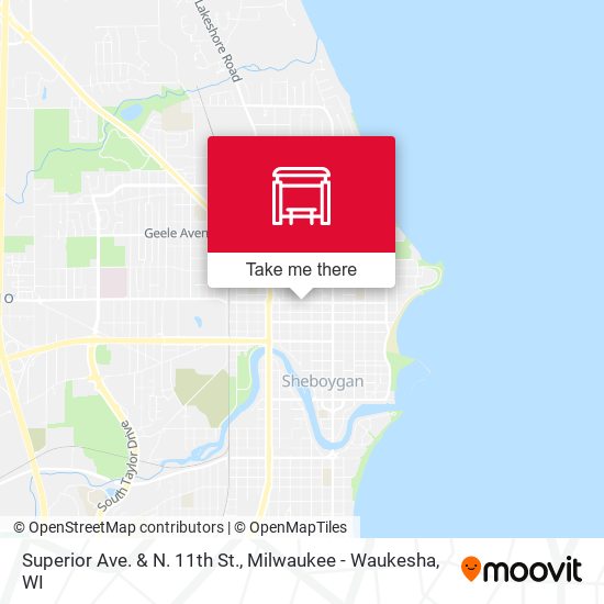 Superior Ave. & N. 11th St. map