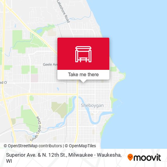Mapa de Superior Ave. & N. 12th St.