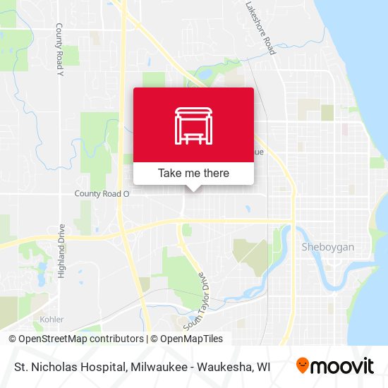 St. Nicholas Hospital map