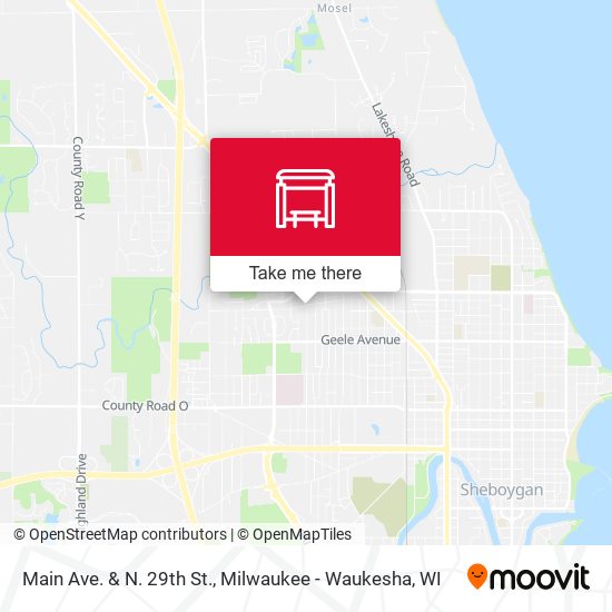 Main Ave. & N. 29th St. map