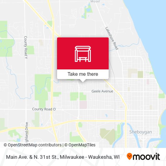 Main Ave. & N. 31st St. map