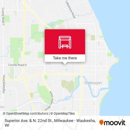 Superior Ave. & N. 22nd St. map