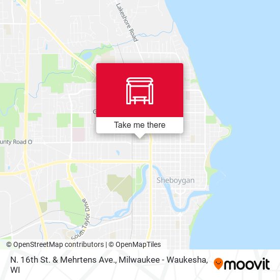 N. 16th St. & Mehrtens Ave. map