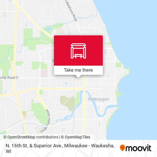 N. 16th St. & Superior Ave. map