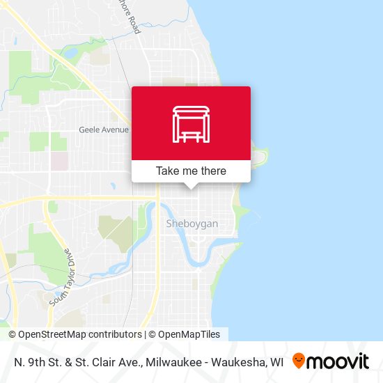 N. 9th St. & St. Clair Ave. map