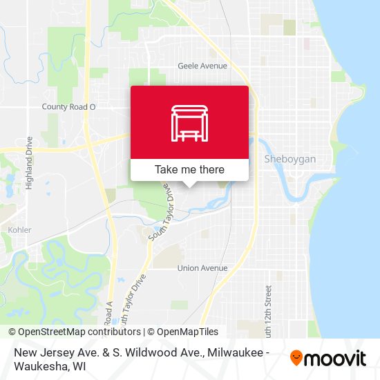 Mapa de New Jersey Ave. & S. Wildwood Ave.