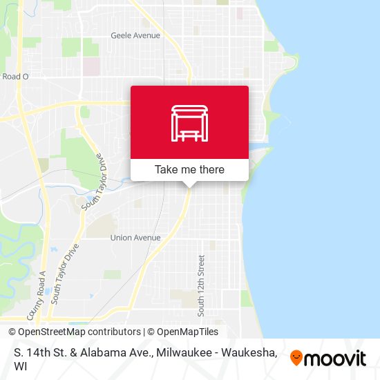 Mapa de S. 14th St. & Alabama Ave.