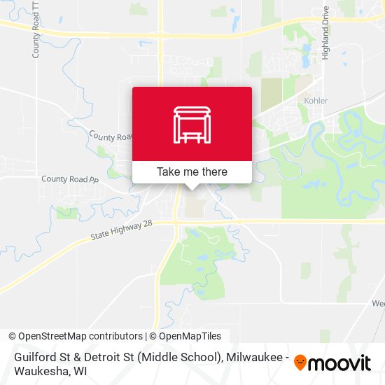 Mapa de Guilford St & Detroit St (Middle School)