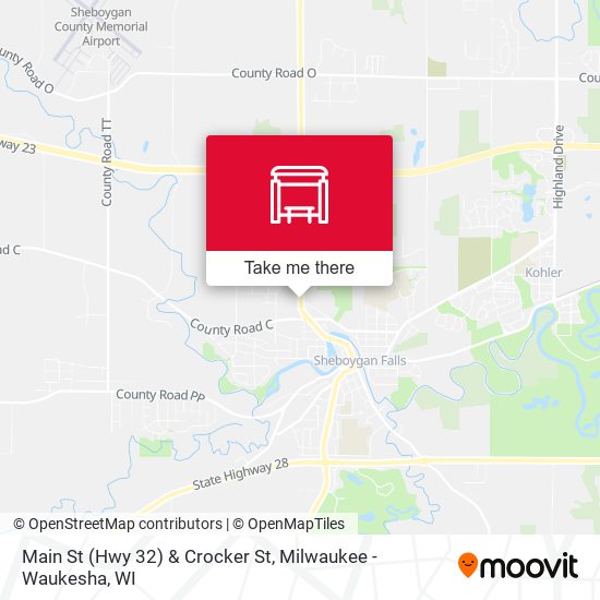 Main St (Hwy 32) & Crocker St map