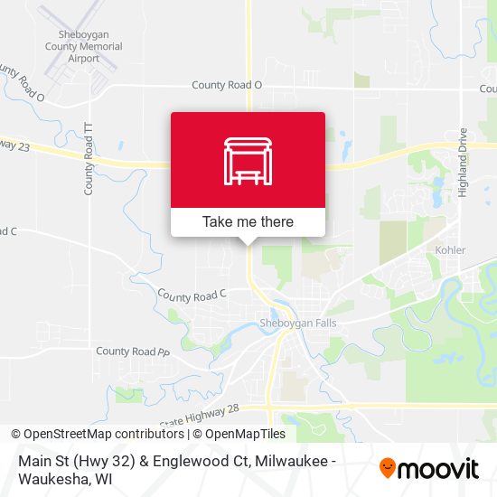 Main St (Hwy 32) & Englewood Ct map