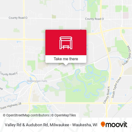 Valley Rd & Audubon Rd map