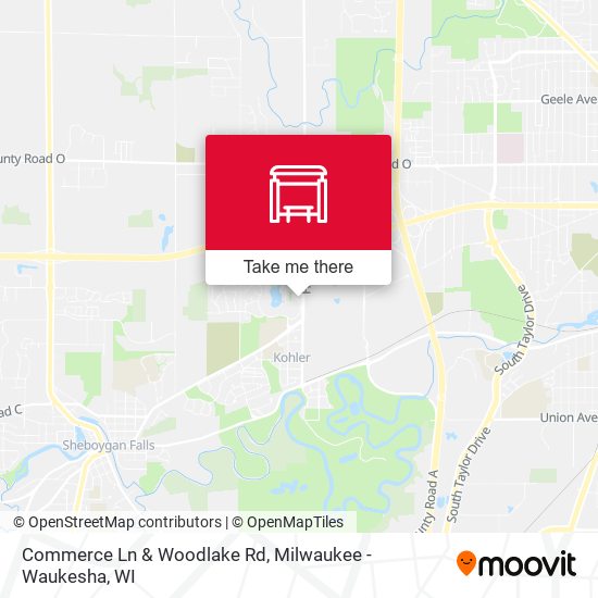 Mapa de Commerce Ln & Woodlake Rd