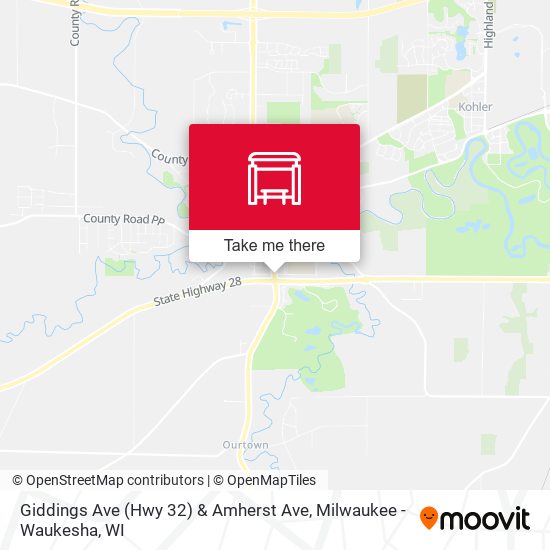 Mapa de Giddings Ave (Hwy 32) & Amherst Ave