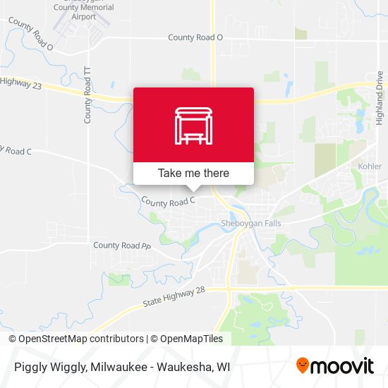Piggly Wiggly map